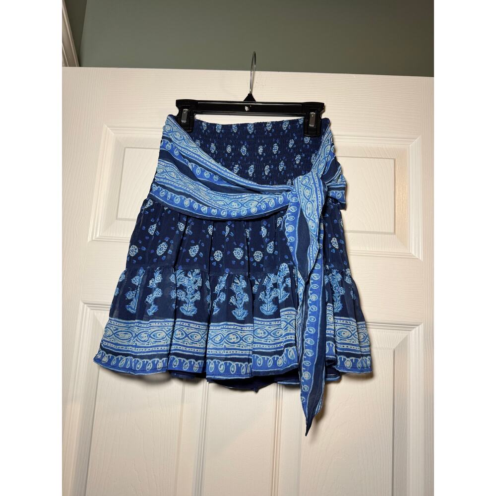 Allison New York Chase Mini Skirt in Navy NEW Size XS